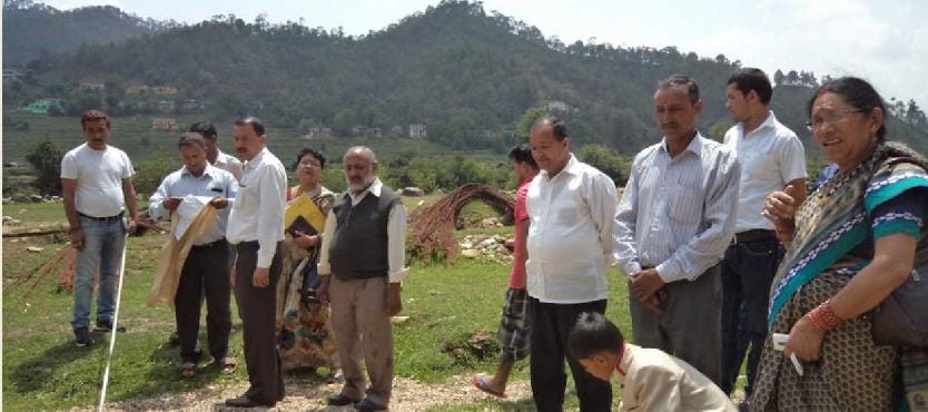 District panchayat land encroachment in Someshwar