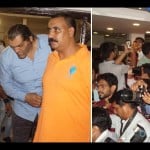 हिसार दौरे पर आए द ग्रेट खली लोगों और पत्रकारों से रूबरू होते हुए