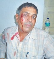 train, loot, police, injured, fatehabad, harayana