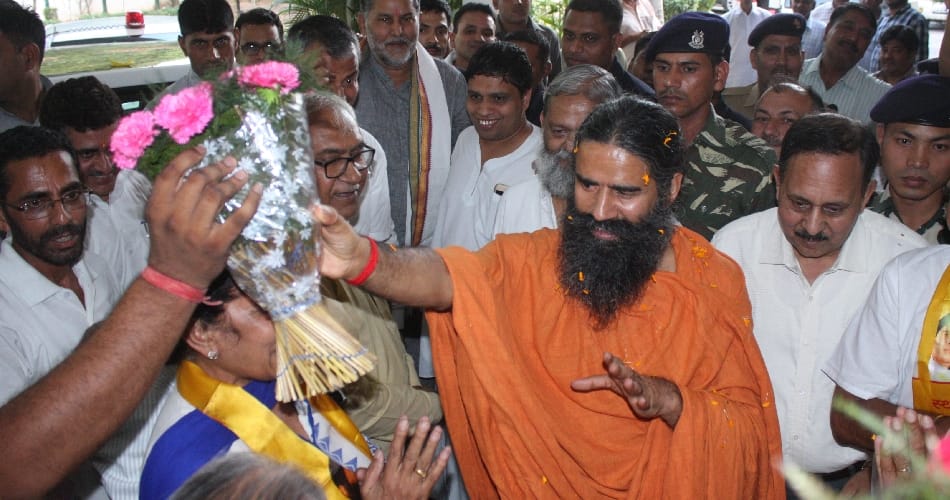 shri shri ravishankar, baba ramdev, yog guru ramdev, ramdev press confrence, chandigarh