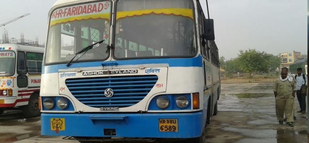 more than 80 buses are getting wasted in faridabad depot