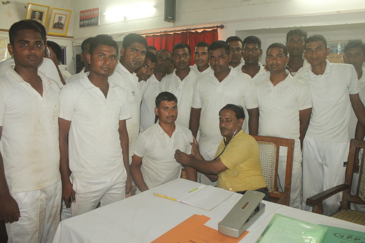 190 people in the camp were examined
