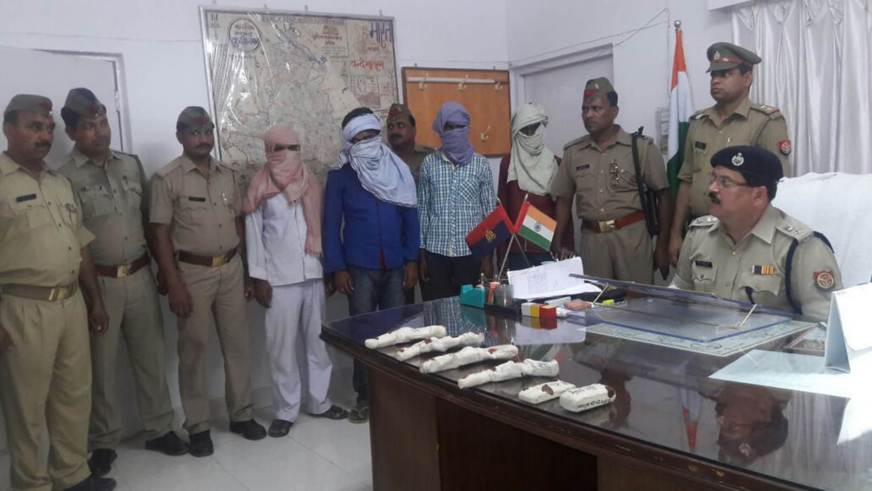 Bihar arrested four crooks