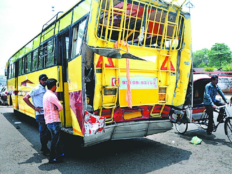 accident, 23 injured in accident, ludhiana accident 