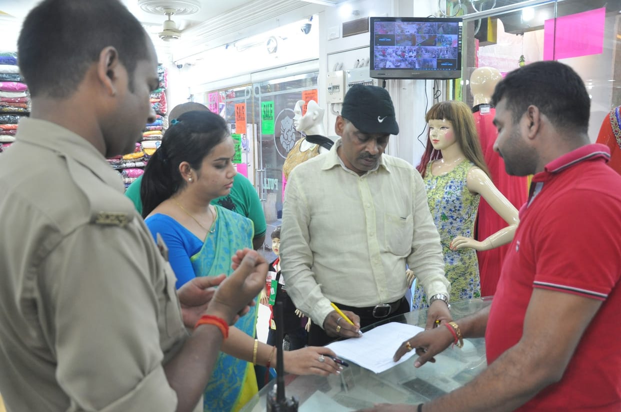 raid of PF team on 'pardesi collection'