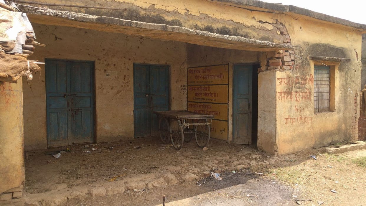 Panchayat building desecrated, coming to work prog