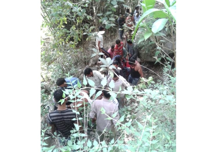 Darlaghat bus accident, live photos.