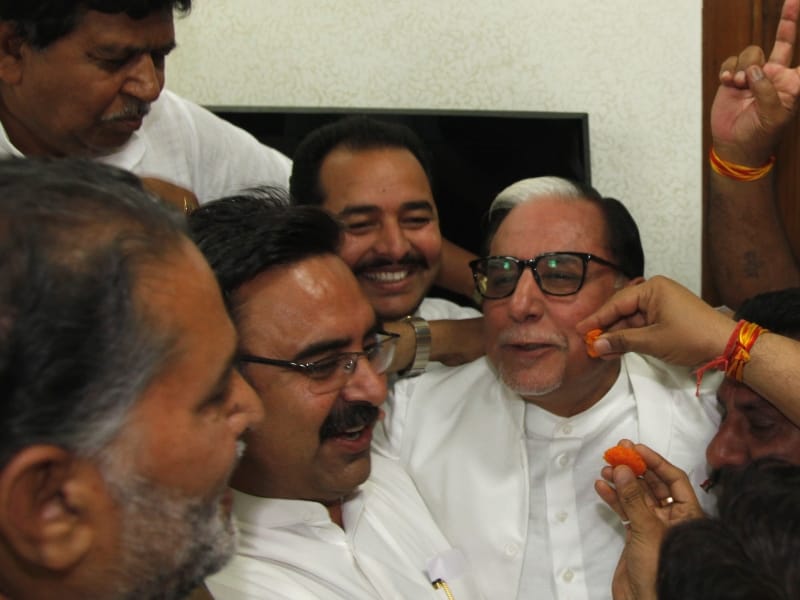 subhash chandra wins haryana rajyasabha election, rk anand defeated, haryana