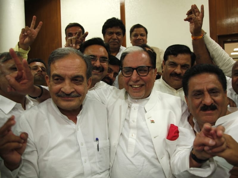 subhash chandra wins haryana rajyasabha election, rk anand defeated, haryana