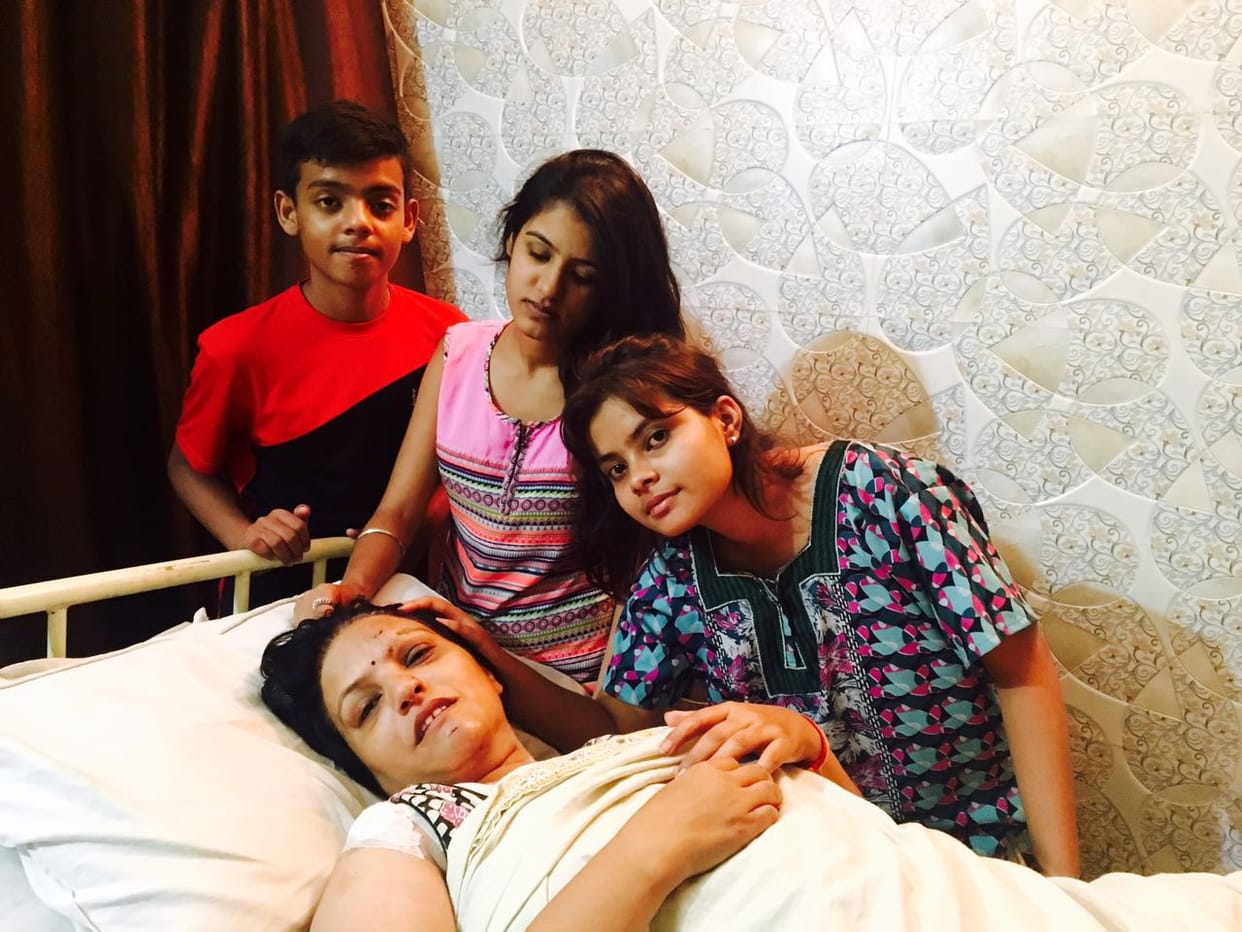 Shraddha came home from the hospital drill CASE 