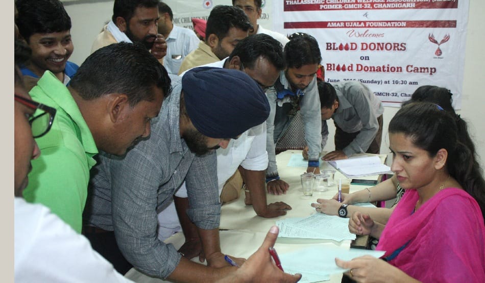 282 donors donate his blood in camp for Thalassemic Children