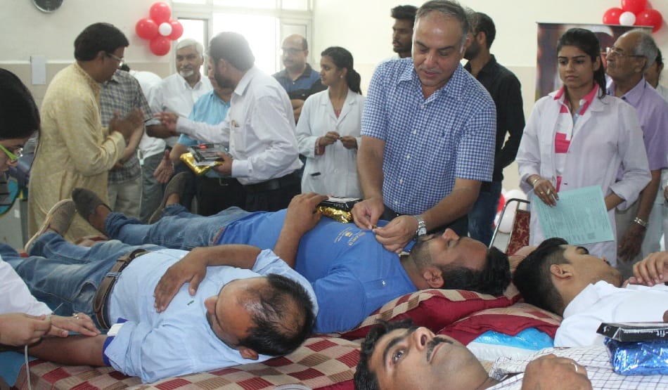 282 donors donate his blood in camp for Thalassemic Children