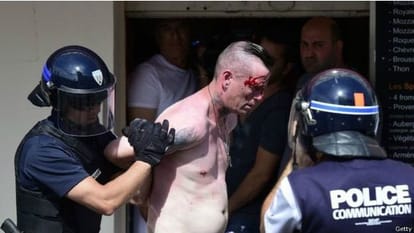 Euro cup 2016: france football violence   
