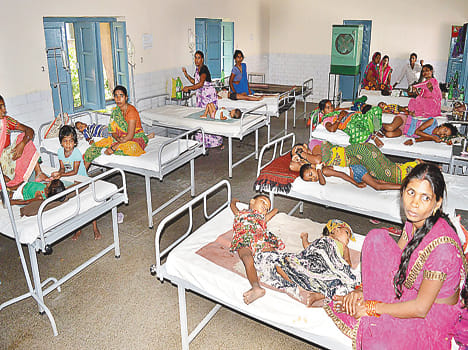 All beds full of the Department of Pediatrics