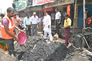 Jagi municipality , start cleaning drains