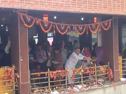 mehbooba mufti Visits Kheer Bhawani Mela