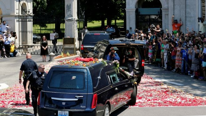 muhammad ali funeral procession picture gallery