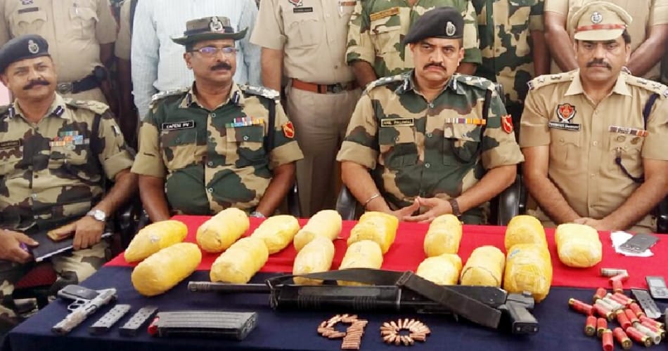 two pakistani drug smugglers killed in encounter on indo pak border in punjab
