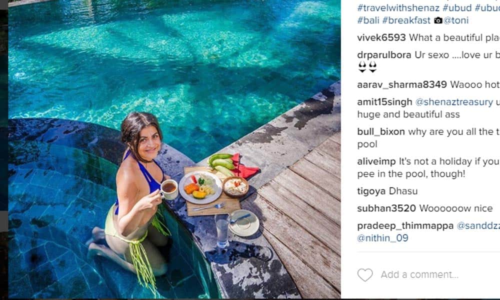 Actress Shenaz Treasurywala shares her world tour pictures