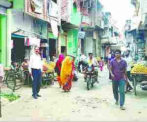 Koiripur Market opened in afternoon