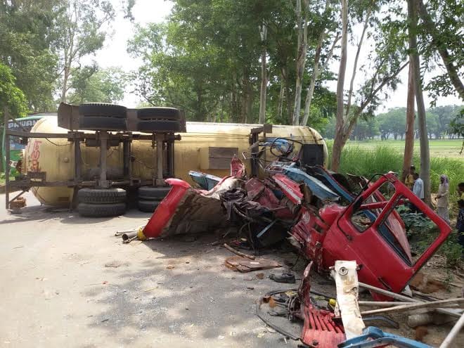 Tanker driver killed in accident