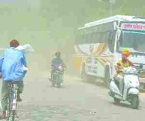Storm gave respite from heat