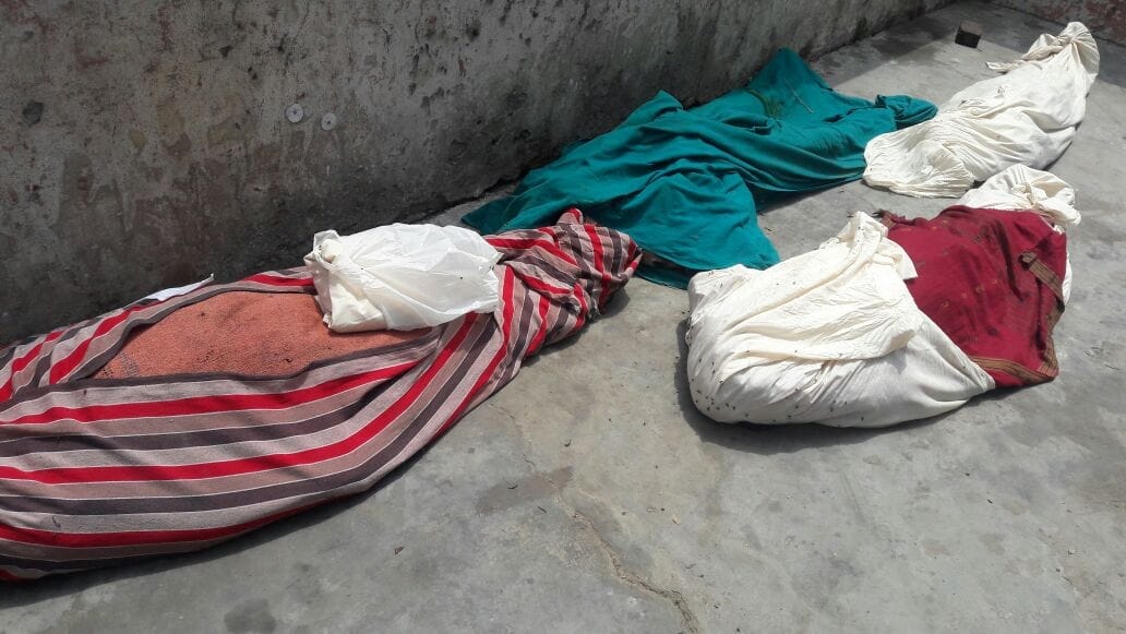 police inspected triple murder in haridwar 