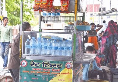 no water in railway station 