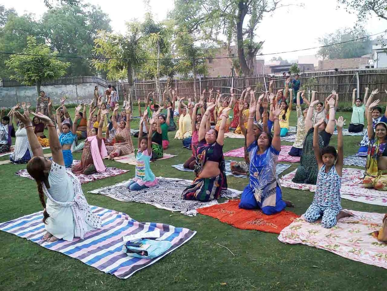 yog divas prepration 