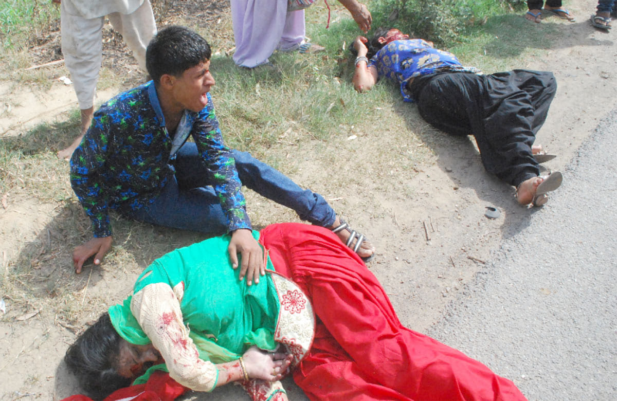 four people dead in road accident