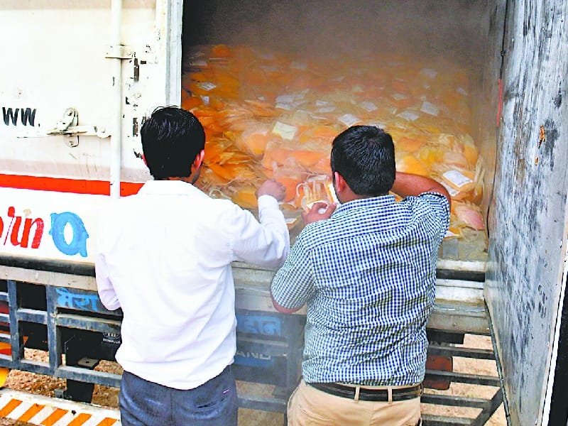 platlets, tanker full of platlets recovered in bhatinda, bhatinda recovery