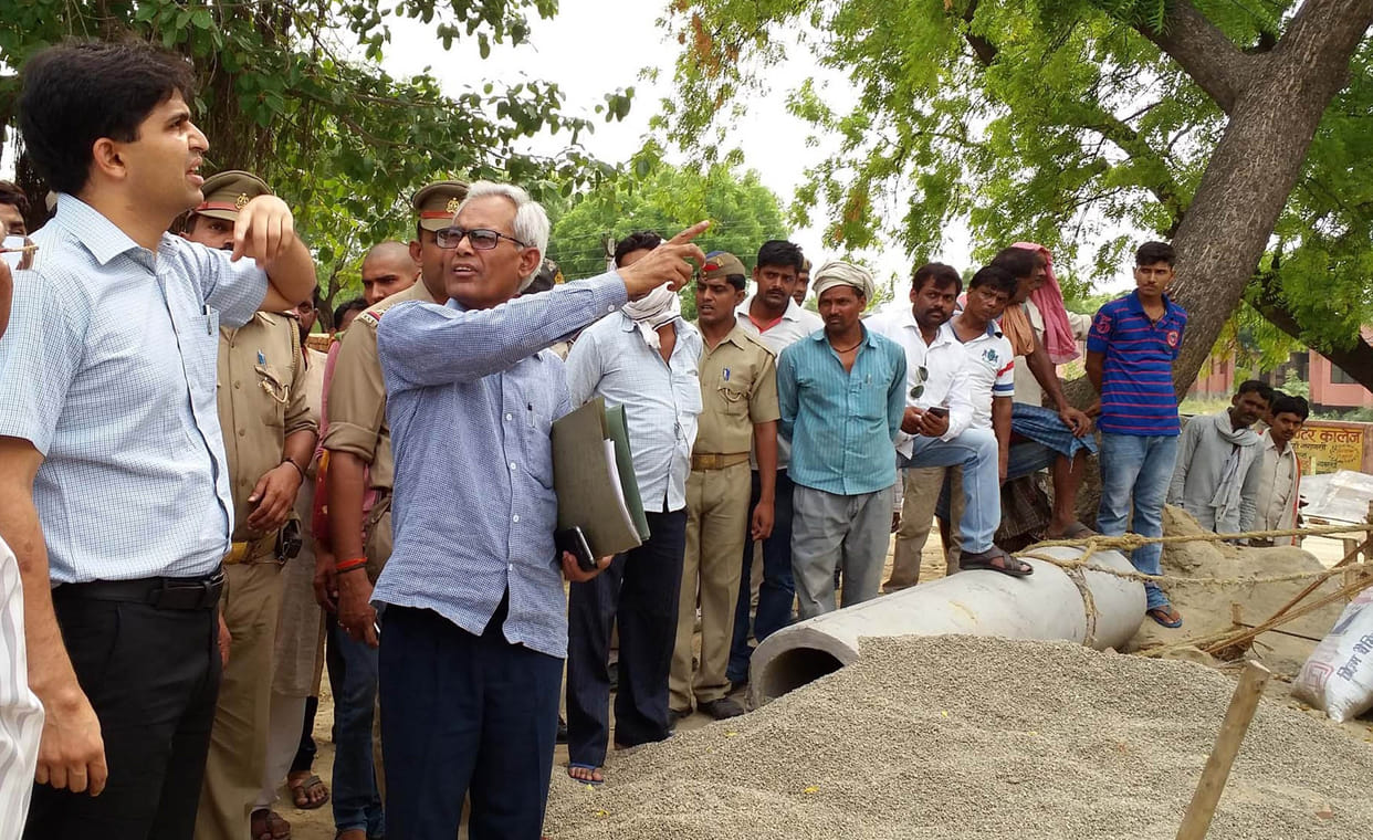Ground breaking ceremony for over three million liters of water tank