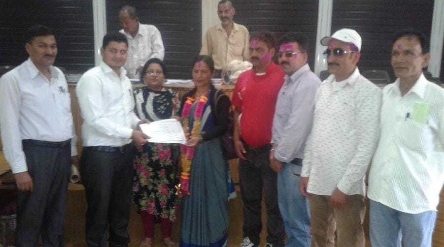 Gram pradhan elected in KhunaBora 