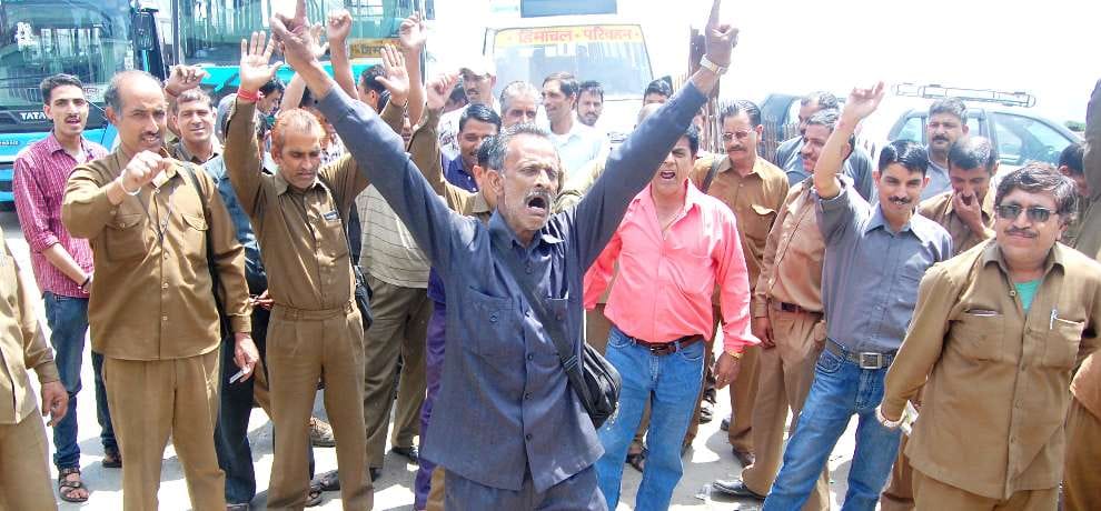 Himachal High Court Stay Hrtc employees Strike