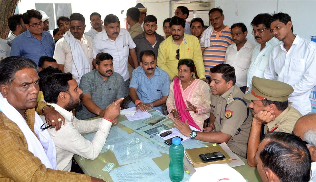 Police cordon on Dalit girl abducted , Hungama
