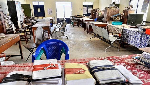 strike, employee strike, dc office strike, mohali dc office strike, mohali dc office, mohali