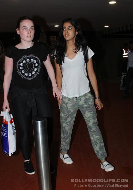 Navya Naveli Nanda is finally back home