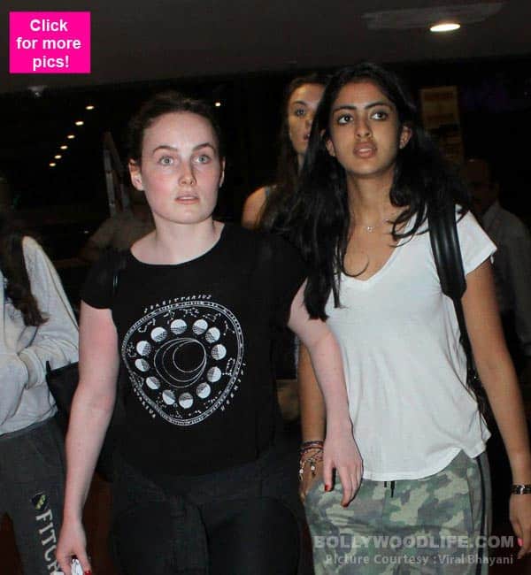 Navya Naveli Nanda is finally back home