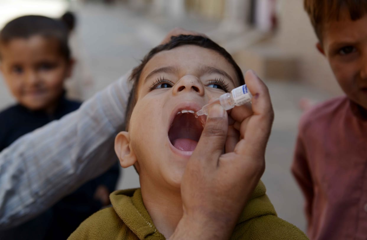 Despite having had polio free but in hyderabad polio virus found
