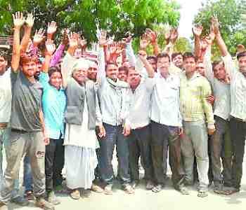 Villagers angry at not getting power