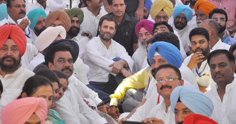 congress vice president rahul gandhi punjab visit for protest against drug addicts
