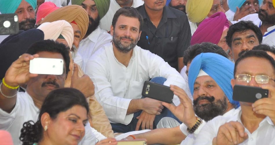 congress vice president rahul gandhi punjab visit for protest against drug addicts