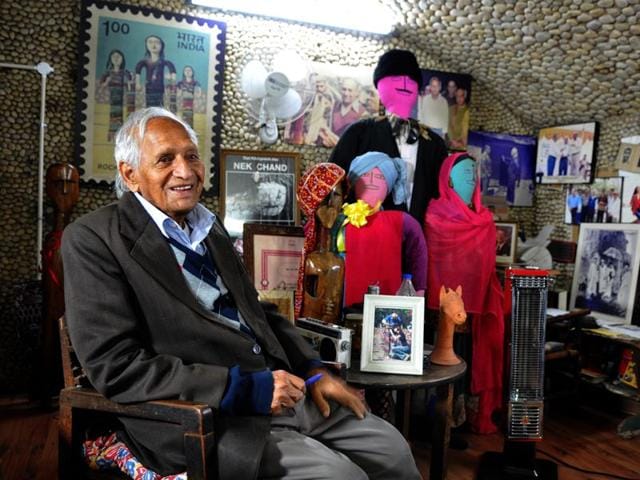 rock garden chandigarh creator nekchand 93rd birthday