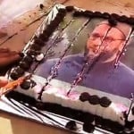Cake with Asaduddin Owaisi pic cut on MNS chief Raj Thackeray’s birthday