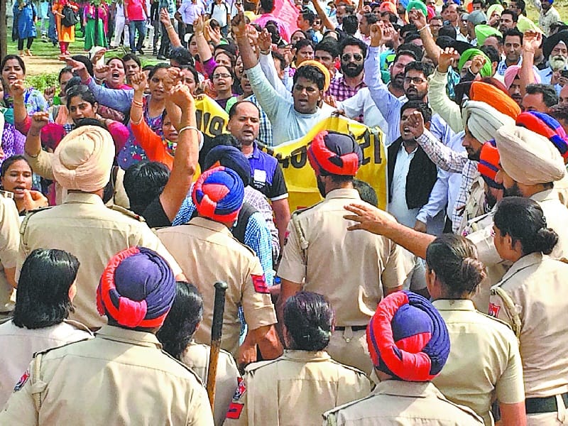  Teacher, demands, performance, government, Ropar