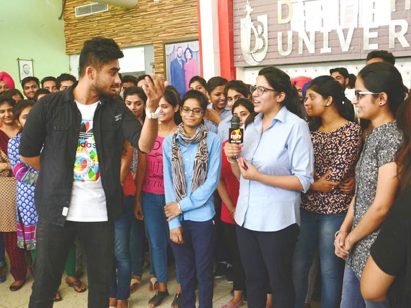 Desh Bhagat University student, Kantini Mondir, song, music, Mandi Gobindgarh