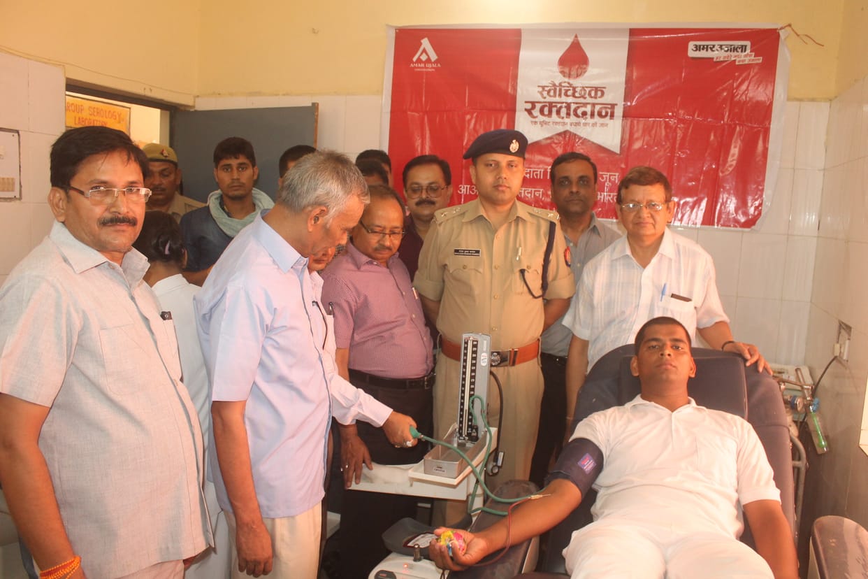 74 donor donated blood in blood donation camp