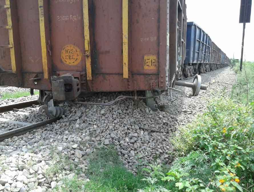 two times  derailment trolly fracture