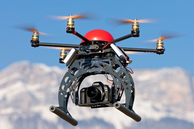 Drone camera will control the city traffic