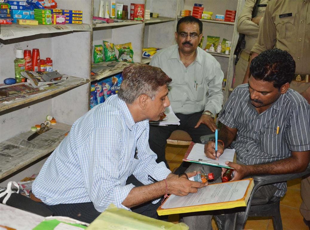 Kuttu and drugs seized , three shops sealed